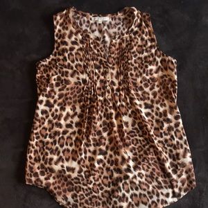 Cheetah print tank